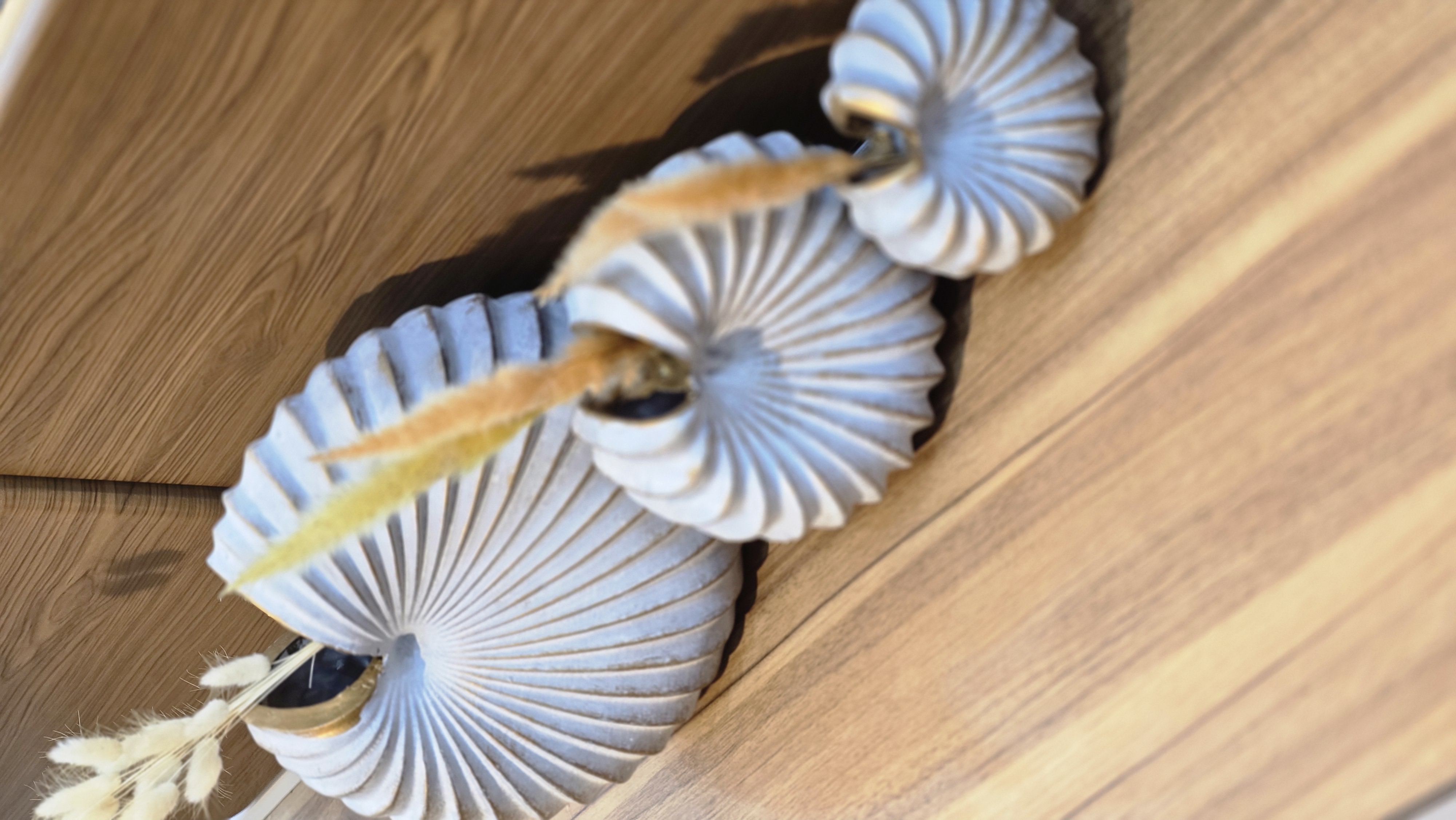 اکسسوری گلدان صدف ۳تایی