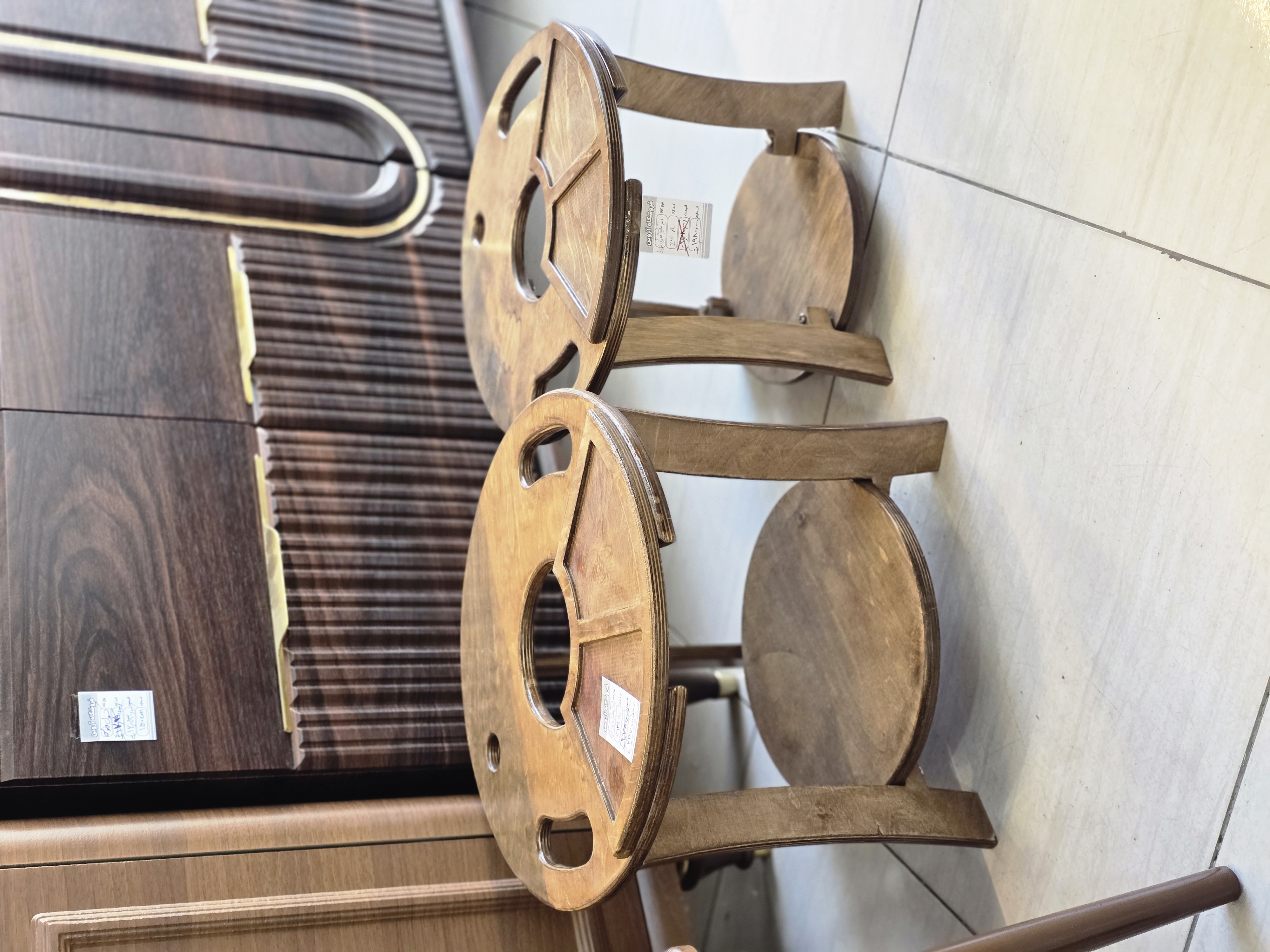 میز قلیان چوبی